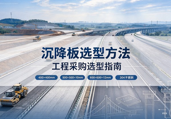理塘沉降板选择方法